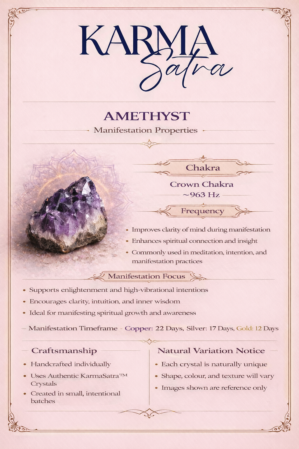 Amethyst Energy Pendant (Silver)