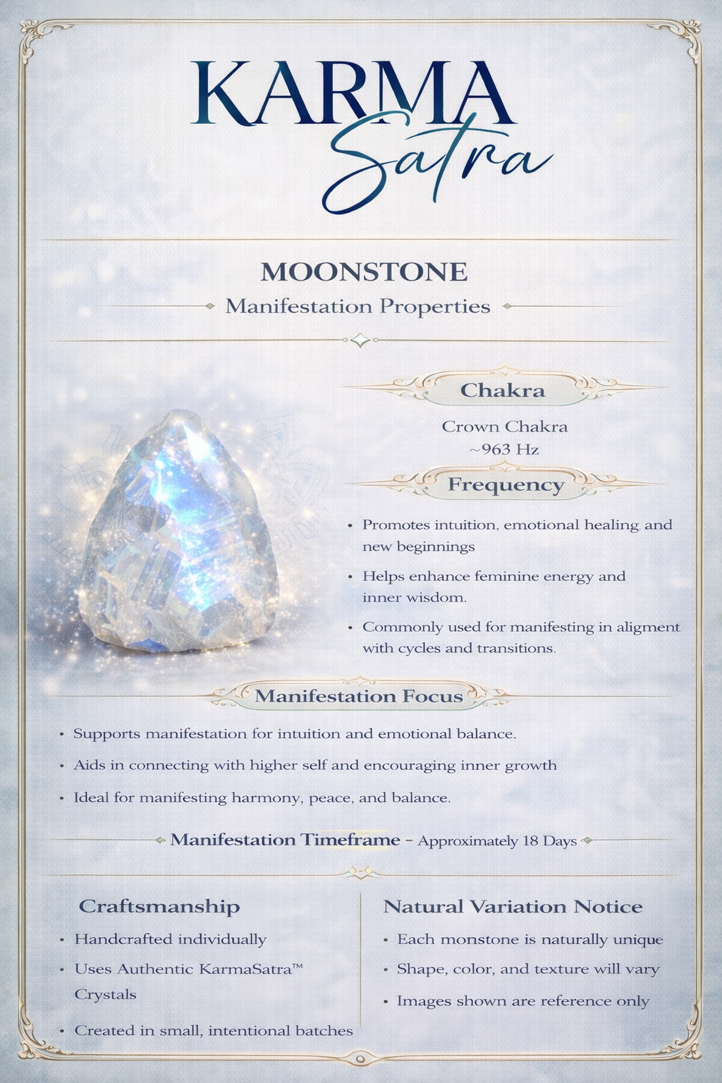 KarmaSatra™ June Birthstone Crystal Bracelet