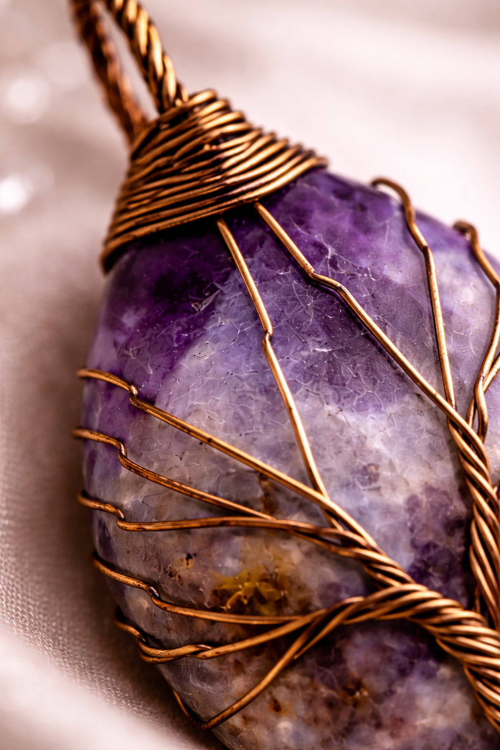 Amethyst Energy Pendant (Copper)