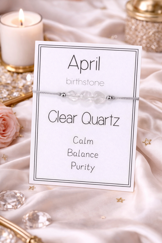 KarmaSatra™ April Birthstone Crystal Bracelet