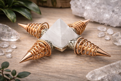 KarmaSatra™ Clear Quartz Frequency Amplifier (Copper)