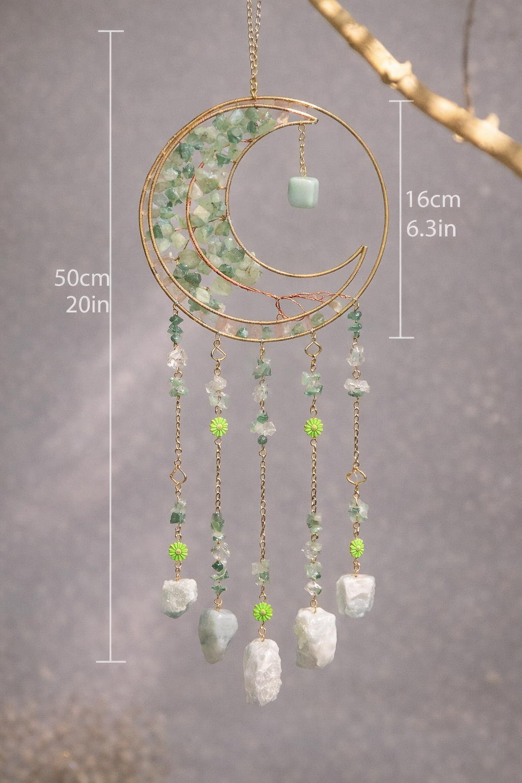 Green Aventurine Dream Catcher