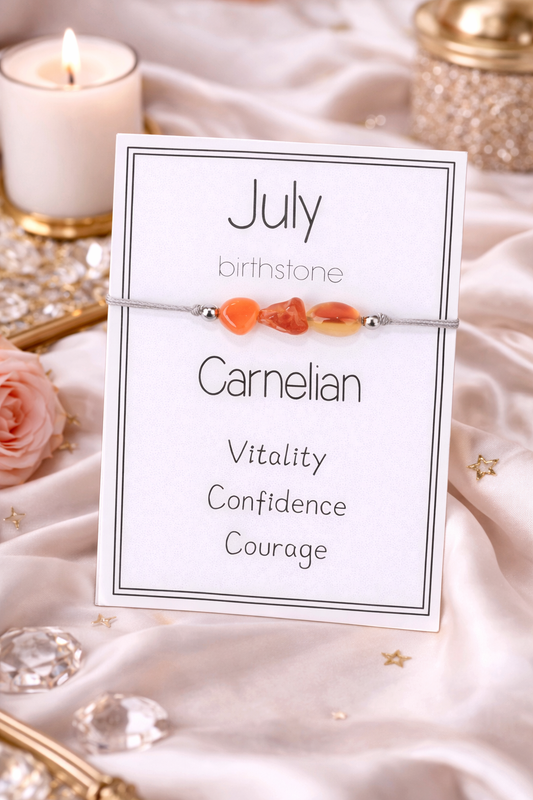 KarmaSatra™ July Birthstone Crystal Bracelet