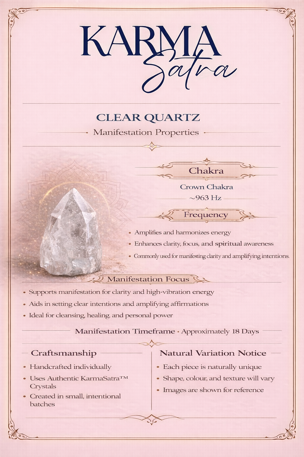 KarmaSatra™ Virgo Zodiac Crystal Bracelet