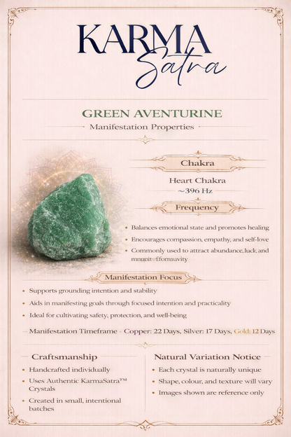 Green Aventurine Energy Pendant (Silver)