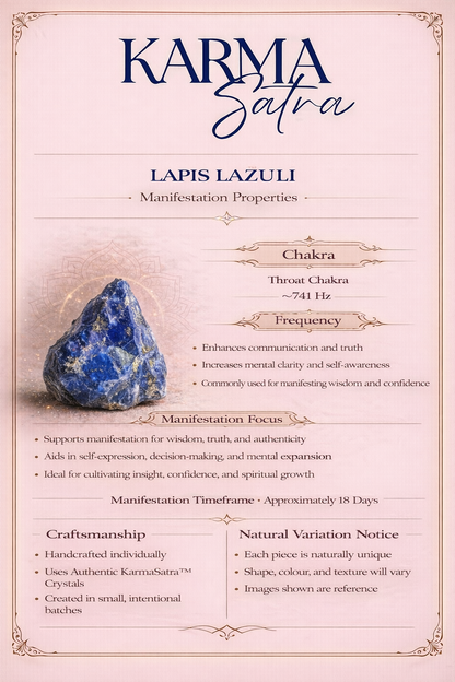 Lapis Lazuli Manifestation Night Stand