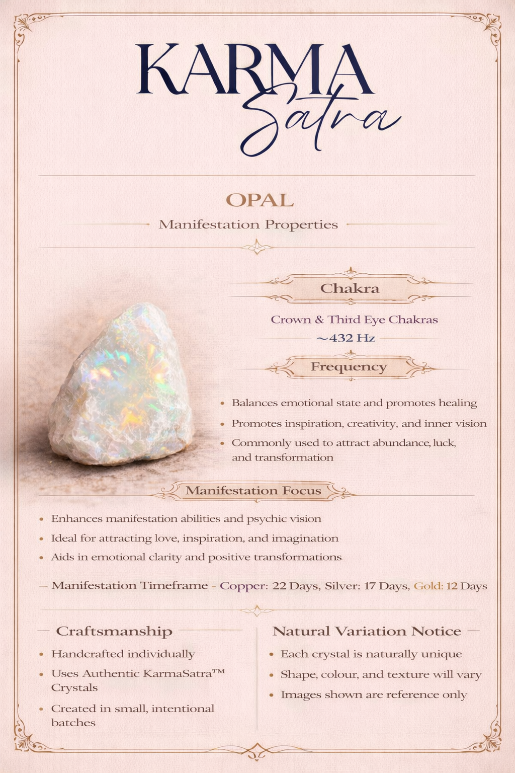 Opal Energy Pendant (Silver)