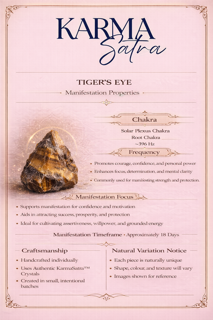 Tiger's Eye Manifestation Night Stand