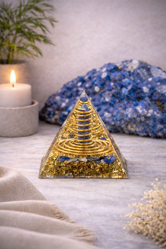KarmaSatra™ Lapis Lazuli Reiki Energy Pyramid
