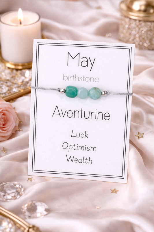 KarmaSatra™ May Birthstone Crystal Bracelet