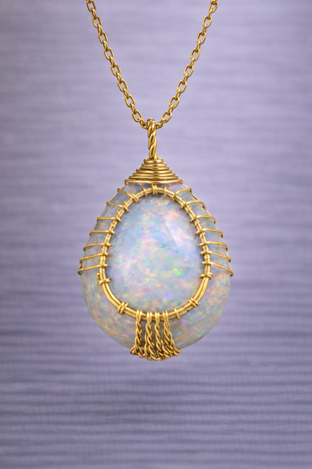 Opal Energy Pendant (Gold)