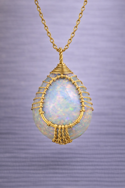 Opal Energy Pendant (Gold)