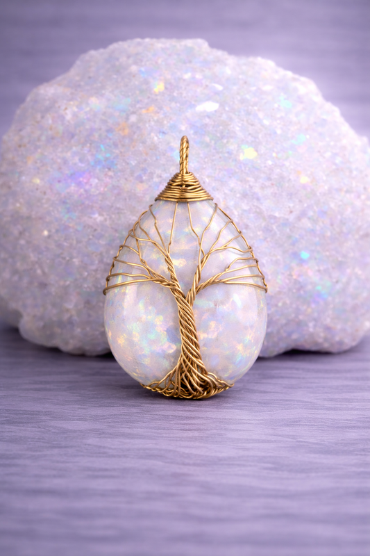 Opal Energy Pendant (Gold)