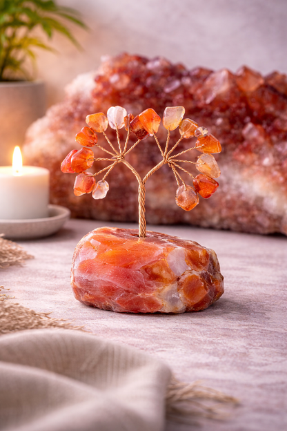 Red Agate Manifestation Night Stand
