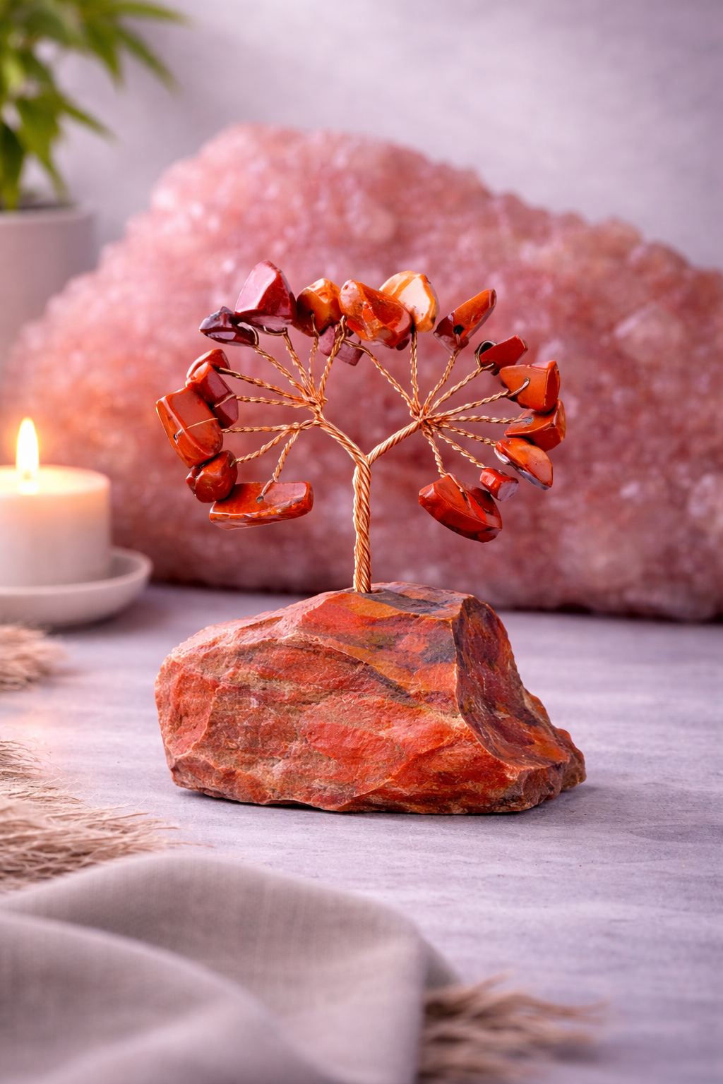 Red Jasper Manifestation Night Stand
