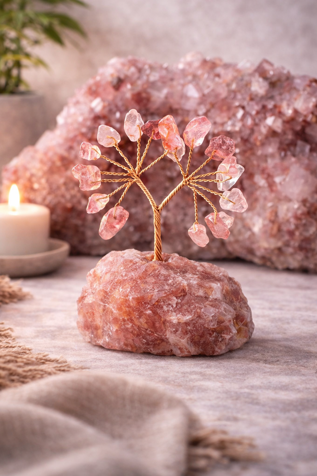 Red Strawberry Manifestation Night Stand