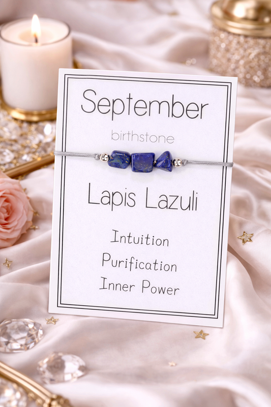 KarmaSatra™ September Birthstone Crystal Bracelet