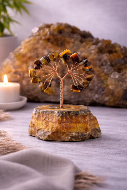 Tiger's Eye Manifestation Night Stand