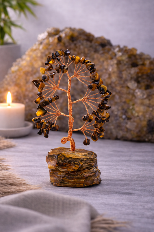 KarmaSatra™ Tiger’s Eye Tree of Life