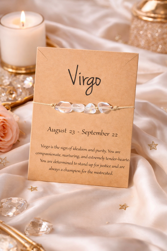 KarmaSatra™ Virgo Zodiac Crystal Bracelet