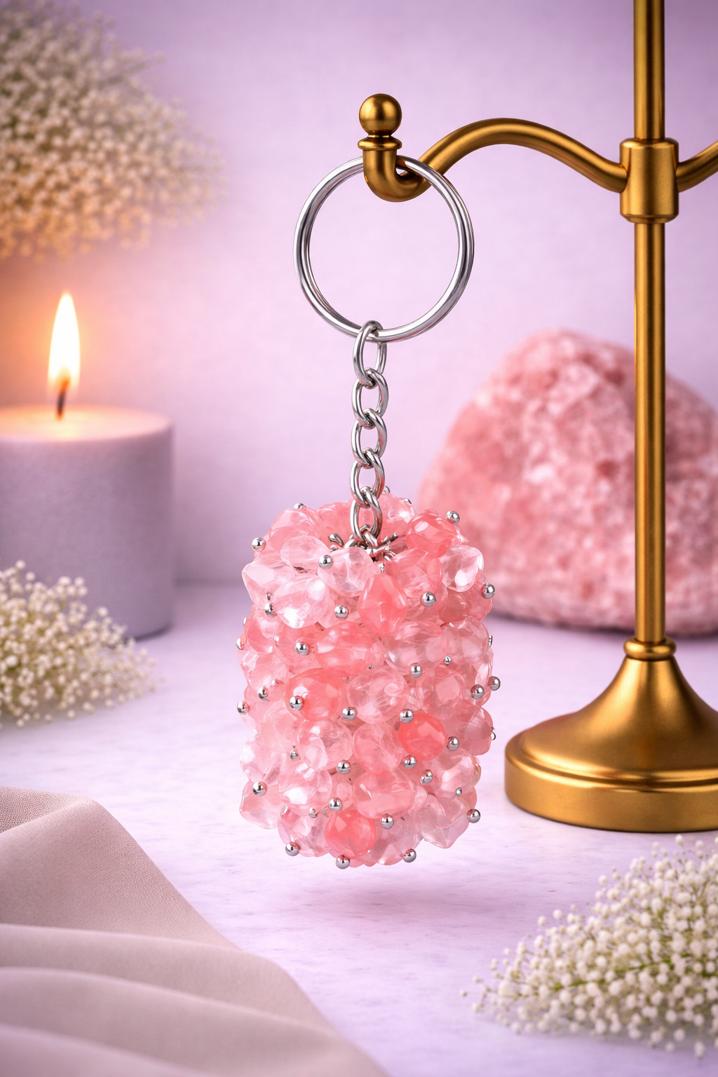 KarmaSatra™ Watermelon Crystal Keychain